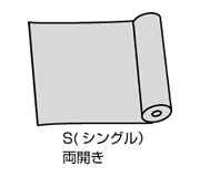 【国産品】ポリシート0.1mm×1800巾×100m　1巻　